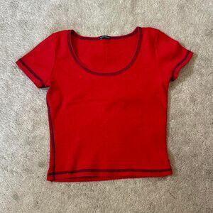 Brandy Melville Red T-shirt